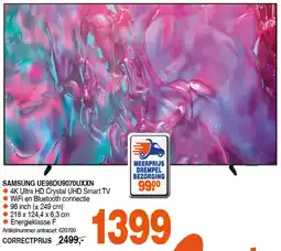 Correct SAMSUNG UE98DU9070UXXN aanbieding