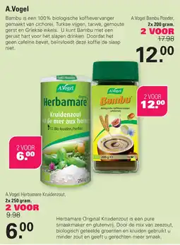 De Online Drogist A.Vogel Bambu Biologische Koffievervanger aanbieding