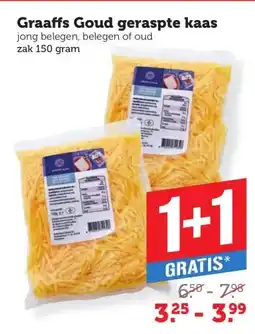Coop Graaffs Goud geraspte kaas aanbieding