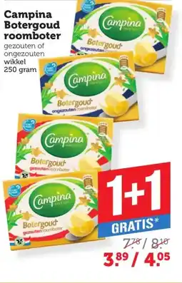 Coop Campina Botergoud roomboter aanbieding