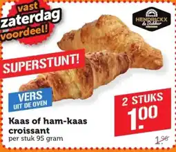 Coop Kaas of ham-kaas croissant aanbieding