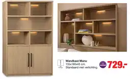 Budget Home Store Wandkast Manu 135cm aanbieding
