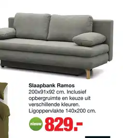 Budget Home Store Slaapbank Ramos aanbieding