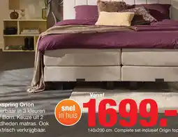 Budget Home Store Boxspring Orion elektrisch verstelbaar aanbieding