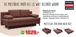 Budget Home Store Slaapbank Tatum aanbieding