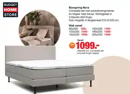 Budget Home Store Boxspring Nora aanbieding