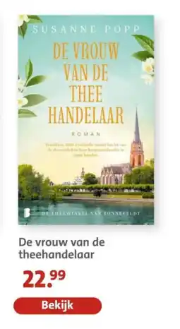 Bruna De vrouw van de theehandelaar aanbieding