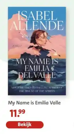 Bruna My Name is Emilia Valle aanbieding