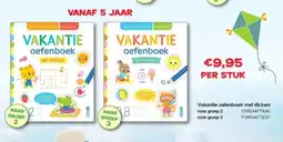 Bruna Vakantie oefenboek met stickers aanbieding