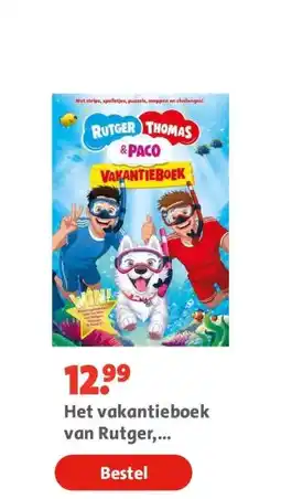 Bruna Het vakantieboek van Rutger, Thomas en Paco aanbieding
