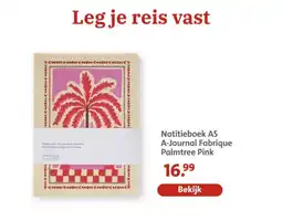 Bruna Notitieboek A5 A-Journal Fabrique Palmtree Pink aanbieding