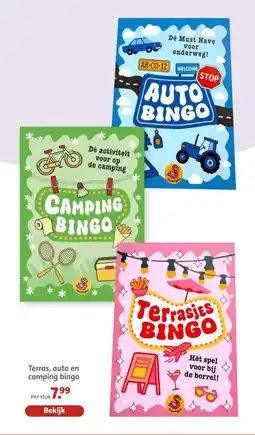 Bruna Terras, auto en camping bingo aanbieding