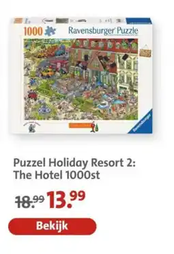 Bruna Puzzel Holiday Resort 2 The Hotel 1000st aanbieding