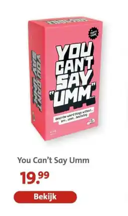 Bruna You Can't Say Umm aanbieding