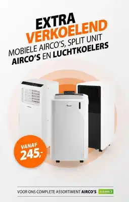 Expert MOBIELE AIRCO'S, SPLIT UNIT AIRCO'S EN LUCHTKOELERS aanbieding