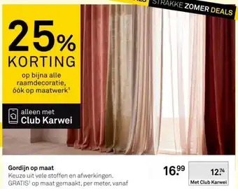Gordijn op maat