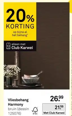 Karwei Vliesbehang Harmony aanbieding