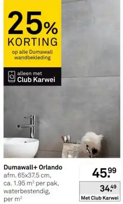 Karwei Dumawall+ Orlando aanbieding