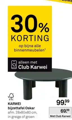 Karwei KARWEI bijzettafel Oskar aanbieding