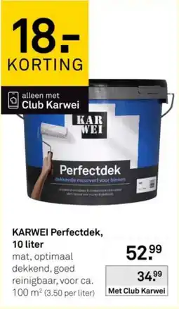 Karwei KARWEI Perfectdek aanbieding