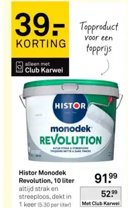 Karwei Histor Monodek Revolution aanbieding