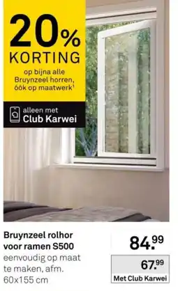 Karwei Bruynzeel rolhor voor ramen S500 aanbieding