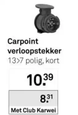 Karwei Carpoint verloopstekker aanbieding