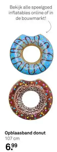 Karwei Opblaasband donut aanbieding