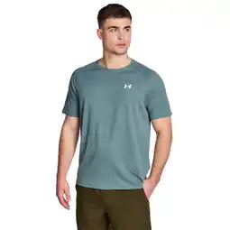 Foot Locker Under Armour Tech T-shirts Heren - Blauw - Maat XL - Poly Jersey aanbieding