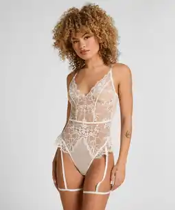 Hunkemoller Hunkemöller Body Prina Wit aanbieding