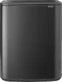 Bol.com Brabantia Bo Touch Bin Prullenbak - 2 x 30 liter - Afvalscheiding - Confident Grey aanbieding
