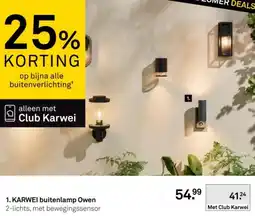 Karwei KARWEI buitenlamp Owen aanbieding