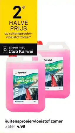 Karwei Ruitensproeiervloeistof zomer aanbieding