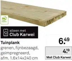 Karwei Tuinplank aanbieding