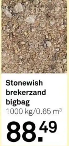Karwei Stonewish brekerzand bigbag aanbieding