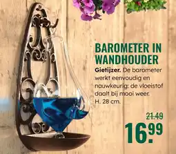 GroenRijk Barometer in wandhouder aanbieding