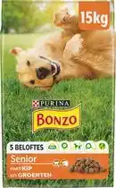 Bol.com Bonzo Droog Senior - Hondenvoer Droogvoer - Kip & Groenten - 15 kg aanbieding