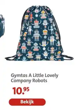 Bruna Gymtas A Little Lovely Company Robots aanbieding
