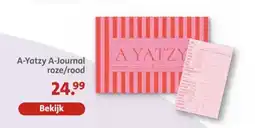 Bruna A-Yatzy A-Journal roze/rood aanbieding