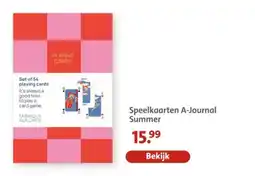Bruna Speelkaarten A-Journal Summer aanbieding
