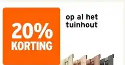 GAMMA op al het tuinhout aanbieding