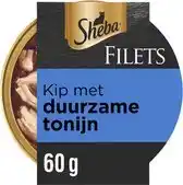 Bol.com Sheba Kattenvoer - Filets - Tonijn en kip in saus - 16x60g aanbieding