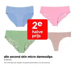HEMA alle second skin micro damesslips aanbieding