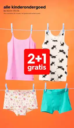 HEMA alle kinderondergoed aanbieding