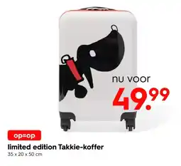 HEMA limited edition Takkie-koffer aanbieding