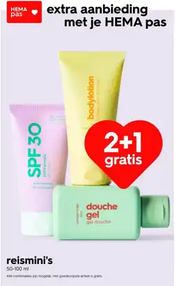 HEMA reismini's aanbieding