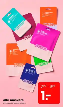 HEMA alle maskers aanbieding