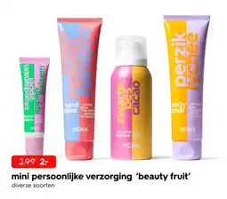 HEMA Mini persoonlijke verzorging beauty fruit aanbieding