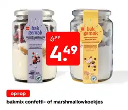 HEMA bakmix confetti- of marshmallowkoekjes aanbieding