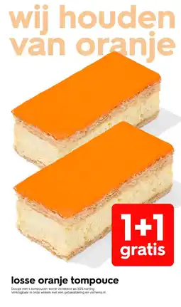 HEMA losse oranje tompouce aanbieding